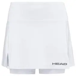 Head Club Basic skort, hvid
