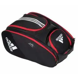 adidas racket bag multigame, Ale Galan - padel taske, sort/rød