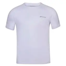 Babolat Play Crew Neck Tee men, hvid 