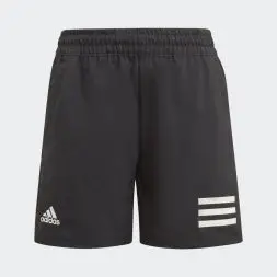 adidas Boys club 3 stribe shorts - sort