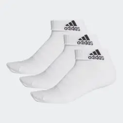 adidas 3-stripes ankel 3-pack socks - hvid