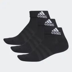 adidas 3-stripes ankel 3-pack socks - sort 