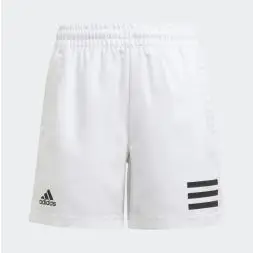 adidas Boys club 3 stribe shorts - hvid