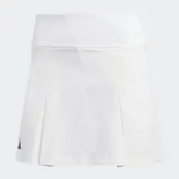 adidas club pleated skirt, hvid 