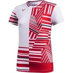 Victor DENMARK TEAM T-SHIRT 2021, women, hvid