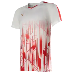 Victor Denmark Team Mens T-shirt 2020 white/red