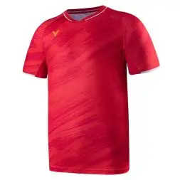 Victor Denmark Team Mens T-shirt 2022, rød  