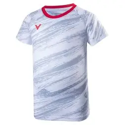 Victor Denmark Team Kids Promo T-shirt 2022, hvid