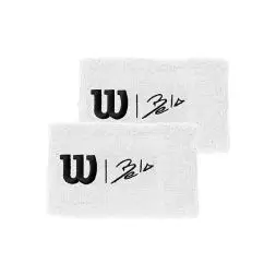 Wilson Bela Wristbands - Extra wide - hvid